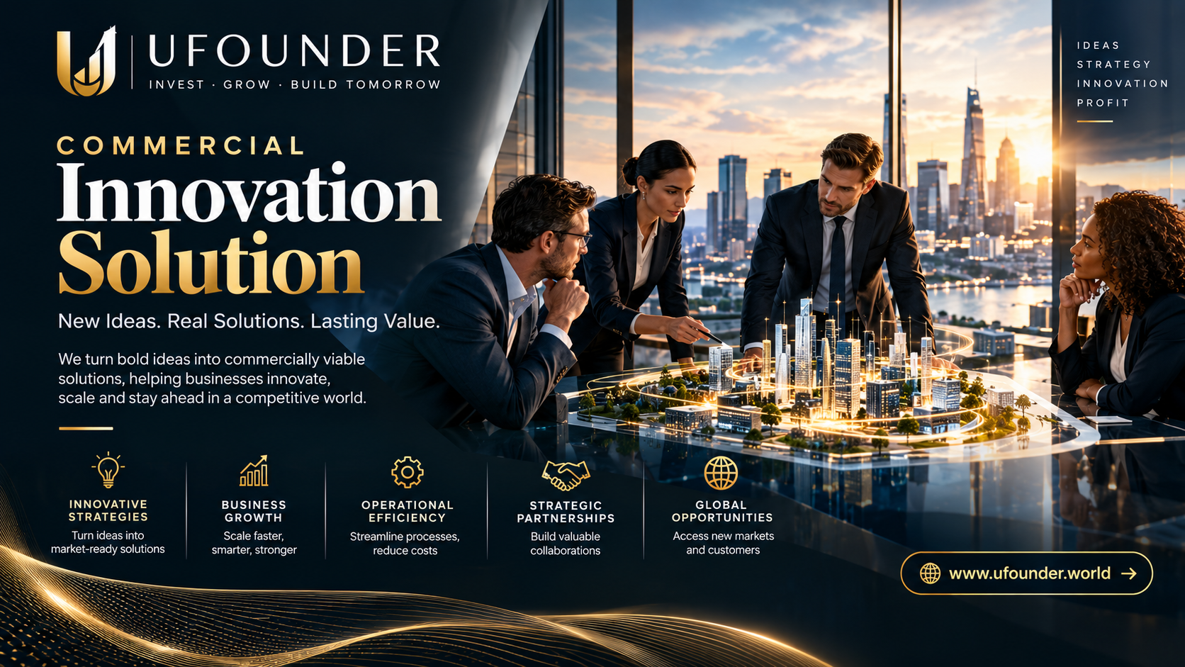 Scale Your Brand With Advanced Commercial Innovation Systems | U FOUNDER World